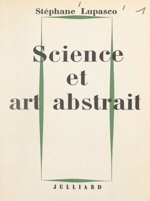 cover image of Science et art abstrait